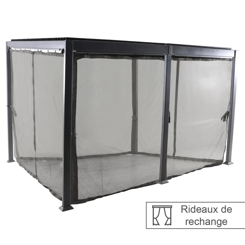 Rideaux Moustiquaires Pour Tonnelle 4x3 M Avila Hespéride 1 Rideaux Moustiquaires Pour Tonnelle 4x3 M Avila Hespéride
