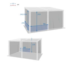 Rideaux Opaques Pour Tonnelle 4x3 M Avila Hespéride 5 Rideaux Opaques Pour Tonnelle 4x3 M Avila Hespéride -ATMOSPHERA Soldes Boutique rideaux opaques pour tonnelle 4x3 m avila hesperide 2
