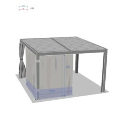 Rideaux Pour Tonnelle Majaé 3,6x3,6 M Hespéride 5 Rideaux Pour Tonnelle Majaé 3,6x3,6 M Hespéride -ATMOSPHERA Soldes Boutique rideaux pour tonnelle majae 36x36 m hesperide 1 2