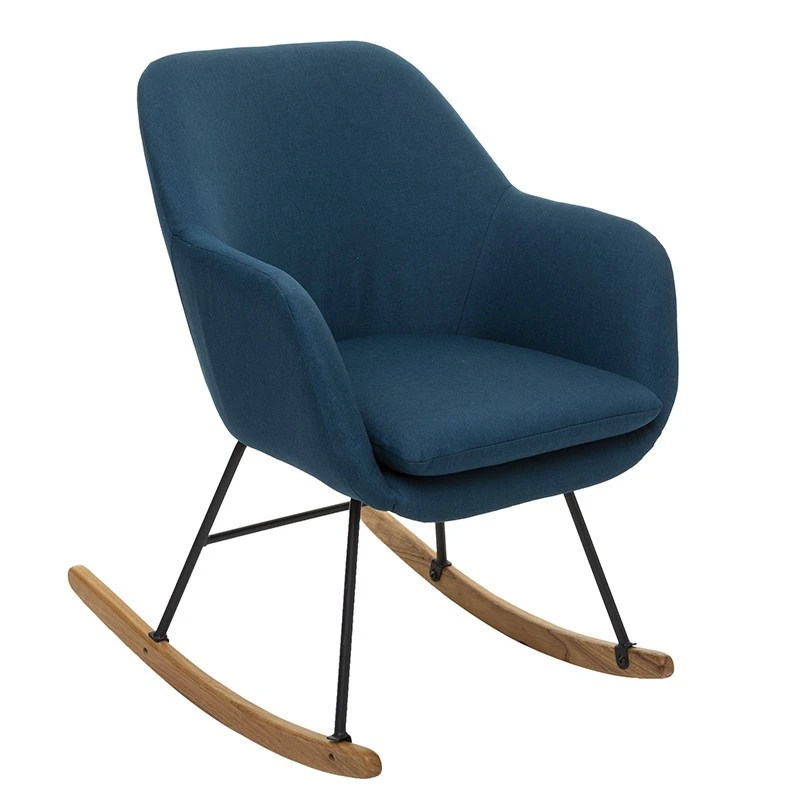 Rocking Chair Pera Bleu Canard Atmosphera 1 Rocking Chair Pera Bleu Canard Atmosphera