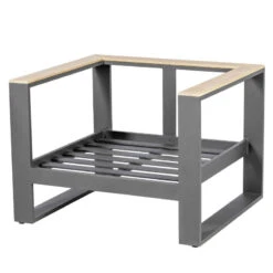 Salon De Jardin Emperia 5p En Aluminium Et Acacia Hespéride -ATMOSPHERA Soldes Boutique salon de jardin emperia 5p en aluminium et acacia hesperide 7