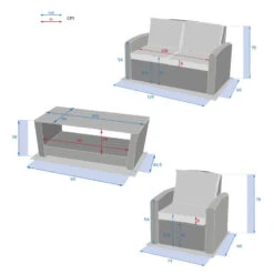 Salon De Jardin Polynésia Coloris Havane Hespéride -ATMOSPHERA Soldes Boutique salon de jardin polynesia coloris havan hesperide 8
