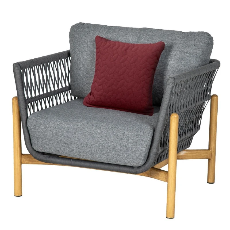 Salon De Jardin 5 Places Rubby Graphite Hespéride 5 Salon De Jardin 5 Places Rubby Graphite Hespéride – Image 5