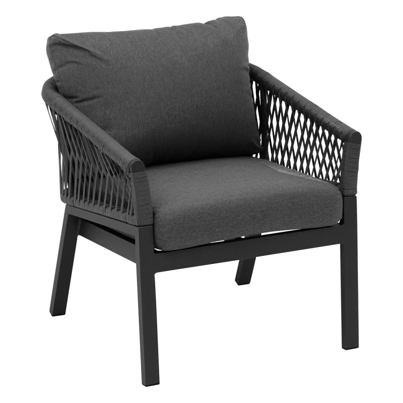 Salon De Jardin Oriengo 5 Places Anthracite/graphite Hespéride 5 Salon De Jardin Oriengo 5 Places Anthracite/graphite Hespéride – Image 5