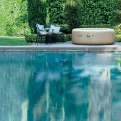 Spa Gonflable Sahara Rond 6 Places Intex -ATMOSPHERA Soldes Boutique spa gonflable intex rond beige 6 places 3