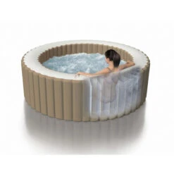 Spa Gonflable Sahara Rond 6 Places Intex -ATMOSPHERA Soldes Boutique spa gonflable intex rond beige 6 places 6