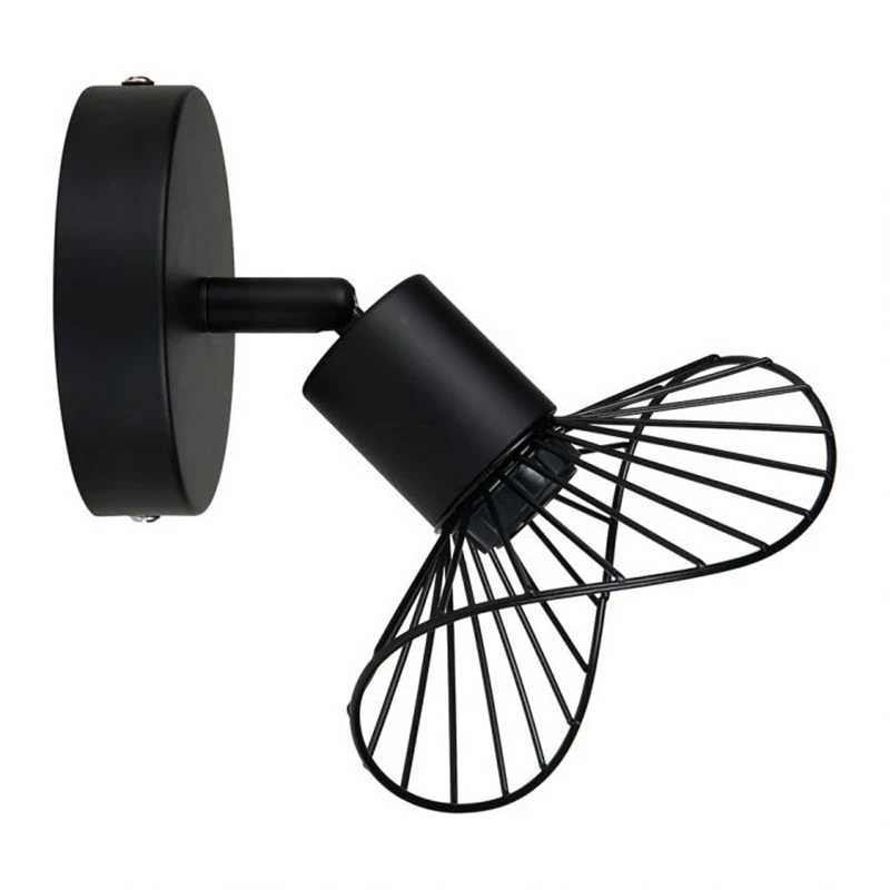 Spot Capeline En Métal Filaire Noir Ostaria 1 Spot Capeline En Métal Filaire Noir Ostaria