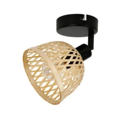 Spot Hanoi En Métal Et Bambou Ostaria 8 Spot Hanoi En Métal Et Bambou Ostaria -ATMOSPHERA Soldes Boutique spot hanoi en metal et bambou ostaria 3