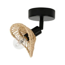 Spot Ozana En Métal Et Corde Ostaria -ATMOSPHERA Soldes Boutique spot ozana en metal et corde ostaria 3