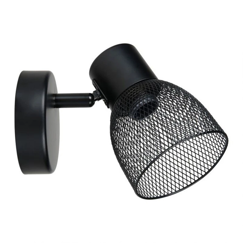 Spot Phenix En Métal Grillage Noir Ostaria 1 Spot Phenix En Métal Grillage Noir Ostaria