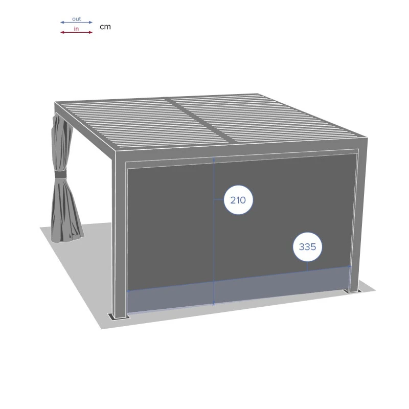 Store Semi-automatique Grand Modèle Pour Tonnelle Majaé Hespéride 2 Store Semi-automatique Grand Modèle Pour Tonnelle Majaé Hespéride – Image 2