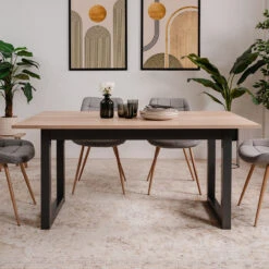 Table à Manger Extensible 160/200 Cm -ATMOSPHERA Soldes Boutique table a manger extensible 160200 cm 7