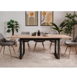 Table à Manger Extensible 160/200 Cm -ATMOSPHERA Soldes Boutique table a manger extensible 160200 cm 8