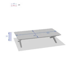 Table Basse Extérieure Embruns Praline Hespéride -ATMOSPHERA Soldes Boutique table basse exterieure embruns praline hesperide 2