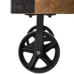 Table Basse Silas Bois Massif Atmosphera -ATMOSPHERA Soldes Boutique table basse manguier bois massif atmosphera 3