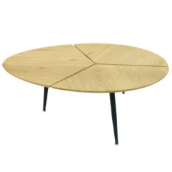 Table Basse Ovale Miller Pieds Métal -ATMOSPHERA Soldes Boutique table basse ovale miller pieds metal 4
