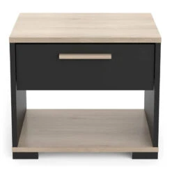Demeyere Table De Chevet Izzy 1 Tiroir Noir Et Bois -ATMOSPHERA Soldes Boutique table de chevet izzy 1 tiroir noir et bois 3