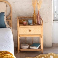 ATMOSPHERA Table De Chevet Rotin Aoni Atmopshera -ATMOSPHERA Soldes Boutique table de chevet rotin aoni atmopshera 6