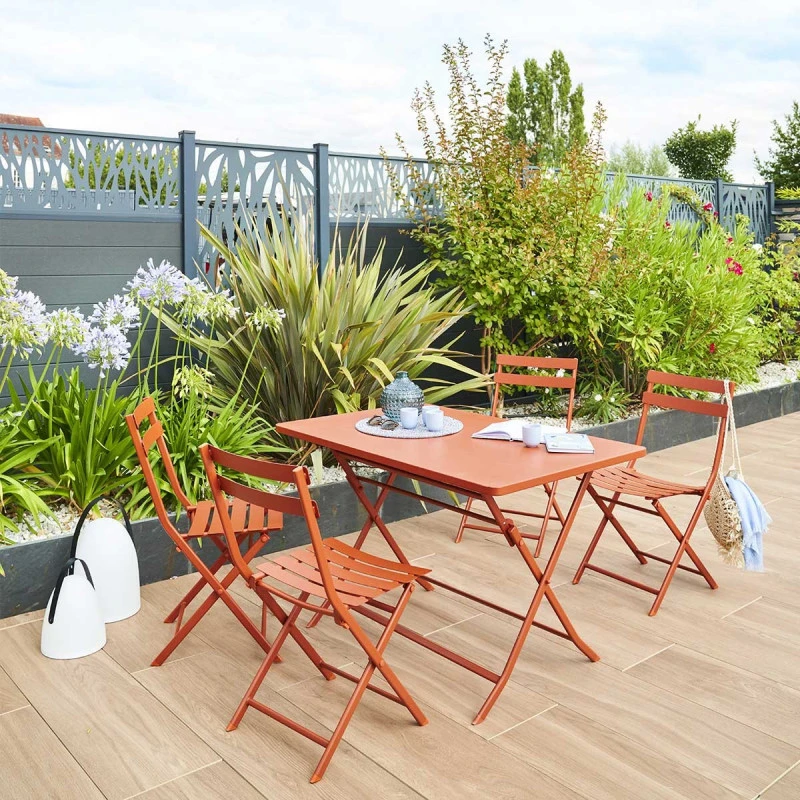 Table Rectangulaire Pliante Greensboro 4p Ambre Hespéride 1 Table Rectangulaire Pliante Greensboro 4p Ambre Hespéride