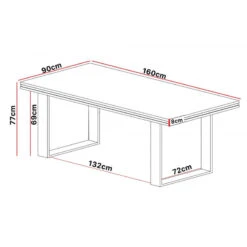 Table Salle Manger 160 Cm Marseille -ATMOSPHERA Soldes Boutique table salle manger 160 cm marseille 2