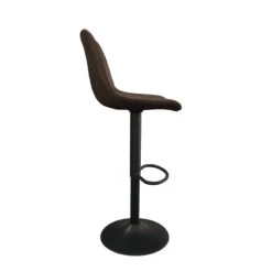 Tabouret De Bar Barcelona PU Brun Foncé -ATMOSPHERA Soldes Boutique tabouret de bar barcelona pu brun fonce 4