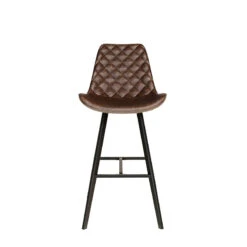 Tabouret De Bar Bas Alicante PU Brun Foncé 11 Tabouret De Bar Bas Alicante PU Brun Foncé -ATMOSPHERA Soldes Boutique tabouret de bar bas alicante pu brun fonce 5