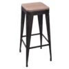 Tabouret De Bar Noir Joris GM Atmosphera