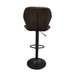 Tabouret De Bar Malaga PU Brun Foncé -ATMOSPHERA Soldes Boutique tabouret de bar malaga pu brun fonce 2