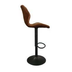 Tabouret De Bar Malaga PU Cognac -ATMOSPHERA Soldes Boutique tabouret de bar malaga pu cognac 4