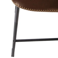 Tabouret De Bar Simili Marron Lois Atmosphera -ATMOSPHERA Soldes Boutique tabouret de bar smili marron lois atmosphera 3