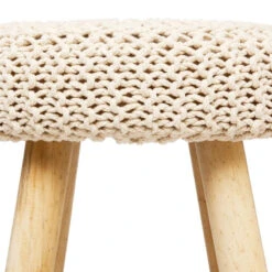 Tabouret Suzette Beige Atmosphera -ATMOSPHERA Soldes Boutique tabouret suzette beige atmosphera 2