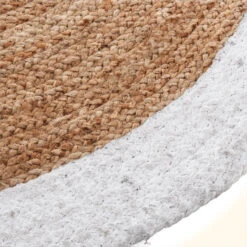 Tapis En Jute Bord Blanc D120 Atmosphera -ATMOSPHERA Soldes Boutique tapis en jute bord blanc d120 atmosphera 3