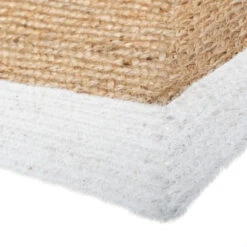 Tapis Jute Naturel Bord Blanc 120x170 Atmosphera 7 Tapis Jute Naturel Bord Blanc 120x170 Atmosphera -ATMOSPHERA Soldes Boutique tapis jute naturel bord blanc 120x170 atmosphera 3