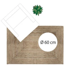 Tapis Jute Naturel Rectangulaire 120x170 Atmosphera -ATMOSPHERA Soldes Boutique tapis jute naturel rectangulaire 120x170 atmosphera 3