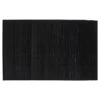 Tapis Latte Bambou 120x170cm Noir Atmosphera