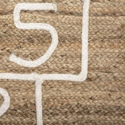 Tapis Marelle Jute 80x150 Cm Atmosphera -ATMOSPHERA Soldes Boutique tapis marelle jute 80x150 cm atmosphera 1 3