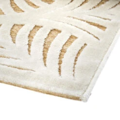 Tapis Rectangulaire Relief Feuille 160x230 Atmosphera -ATMOSPHERA Soldes Boutique tapis rectangulaire relief feuille 160x230 atmosphera 1 4