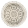 Tapis Rond à Franges D120 Cm Etnik Atmosphera