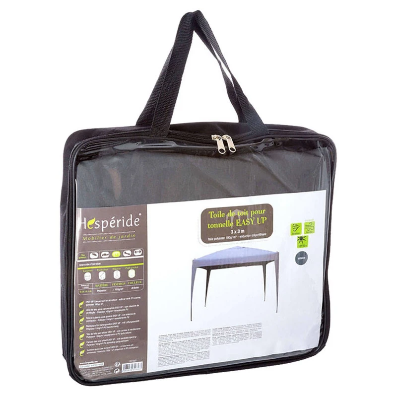 Toile De Tonnelle Easy Up Coloris Ardoise Hespéride 2 Toile De Tonnelle Easy Up Coloris Ardoise Hespéride – Image 2