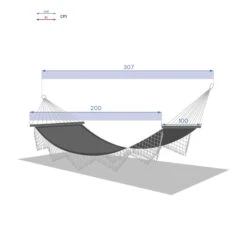 Toile Hamac Rialto Curry 2 M Hespéride 5 Toile Hamac Rialto Curry 2 M Hespéride -ATMOSPHERA Soldes Boutique toile hamac rialto curry 2 hesperide 2