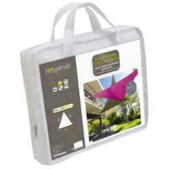 Toile Solaire 3x3x3m Curacao Blanc Hespéride -ATMOSPHERA Soldes Boutique toile solaire 3x3x3m luxe hesperide curacao blanc 4