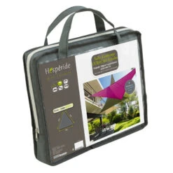 Toile Solaire 4x4x4m Curacao Gris Hespéride 9 Toile Solaire 4x4x4m Curacao Gris Hespéride -ATMOSPHERA Soldes Boutique toile solaire 4x4x4m luxe hesperide curacao gris 3