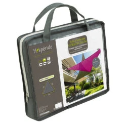 Toile Solaire 5x5x5m Curacao Gris Hespéride -ATMOSPHERA Soldes Boutique toile solaire 5x5x5m luxe hesperide curacao gris 3