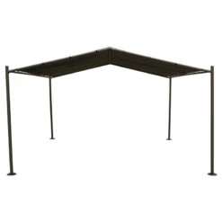 Tonnelle Certeli Carrée Forme Abri Coloris Graphite/ardoise -ATMOSPHERA Soldes Boutique tonnelle certeli carree forme abri coloris graphite ardoise 4