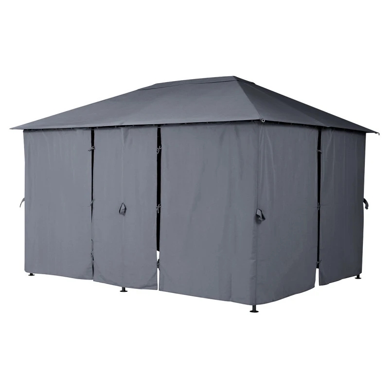 Tonnelle 3x4 M Santorini Gris Ardoise Hespéride 3 Tonnelle 3x4 M Santorini Gris Ardoise Hespéride – Image 3