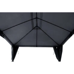 Tonnelle 3x4 M Santorini Gris Ardoise Hespéride 8 Tonnelle 3x4 M Santorini Gris Ardoise Hespéride -ATMOSPHERA Soldes Boutique tonnelle hesperide santorini gris 3