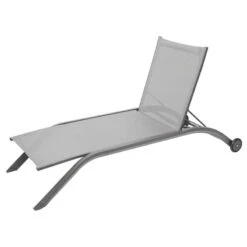 Transat Milenio Gris Galet Et Graphite Hespéride -ATMOSPHERA Soldes Boutique transat milenio gris galet graphite hesperide 2