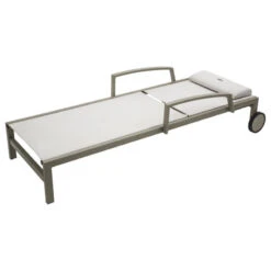 Transat Ocala Inclinable Noisette/tonka Hespéride -ATMOSPHERA Soldes Boutique transat ocala inclinable coloris noisette taupe hesperide 3