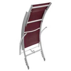 Transat Samba Pliable Et Empilable Bordeaux Hespéride -ATMOSPHERA Soldes Boutique transat samba bordeaux hesperide 5