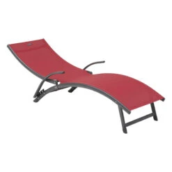 Transat Samba Pliable Grenade/graphite Hespéride -ATMOSPHERA Soldes Boutique transat samba pliable grenadegraphite hesperide 2